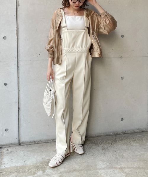 CAPRICIEUX LE'MAGE(カプリシューレマージュ)の「シアーシャツブルゾン(ブルゾン・レディース・ブラック/ベージュ/カーキ・FREE)」の19枚目の写真