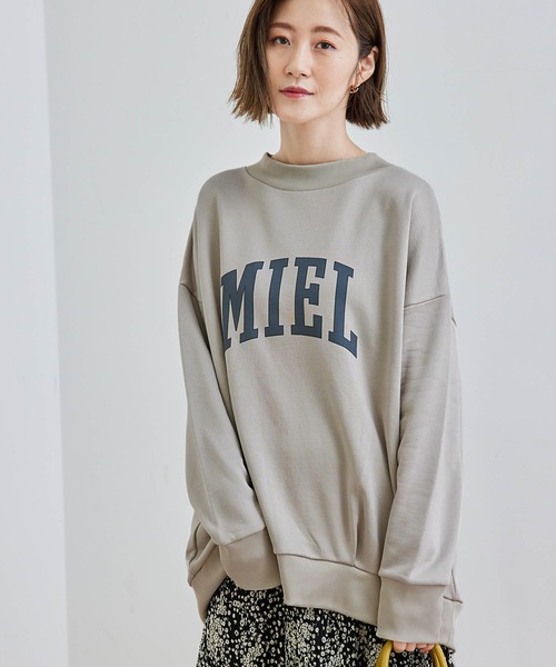 ROPE' PICNIC(ロペピクニック)の「【セットアップ対応】ロゴ裏毛プルオーバー(スウェット・レディース・ネイビー/オフホワイト/ベージュ系その他/ダークラベンダー・38)」の3枚目の写真