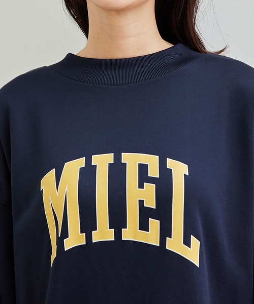 ROPE' PICNIC(ロペピクニック)の「【セットアップ対応】ロゴ裏毛プルオーバー(スウェット・レディース・ネイビー/オフホワイト/ベージュ系その他/ダークラベンダー・38)」の7枚目の写真