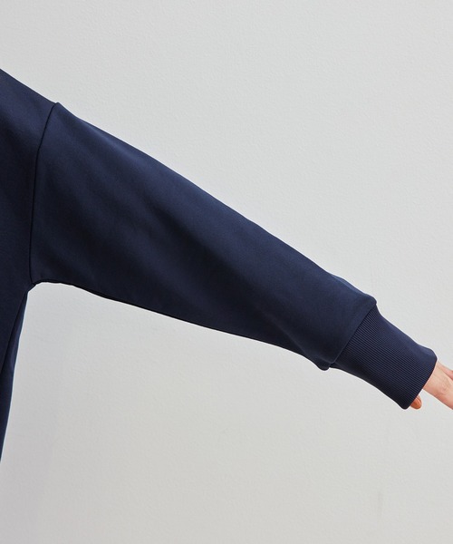 ROPE' PICNIC(ロペピクニック)の「【セットアップ対応】ロゴ裏毛プルオーバー(スウェット・レディース・ネイビー/オフホワイト/ベージュ系その他/ダークラベンダー・38)」の9枚目の写真