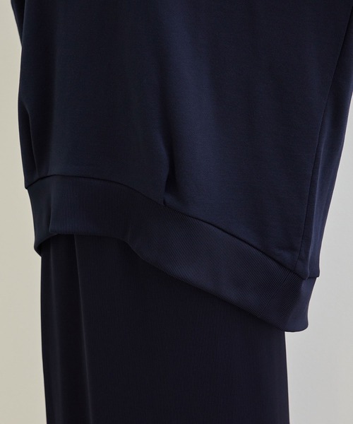 ROPE' PICNIC(ロペピクニック)の「【セットアップ対応】ロゴ裏毛プルオーバー(スウェット・レディース・ネイビー/オフホワイト/ベージュ系その他/ダークラベンダー・38)」の10枚目の写真