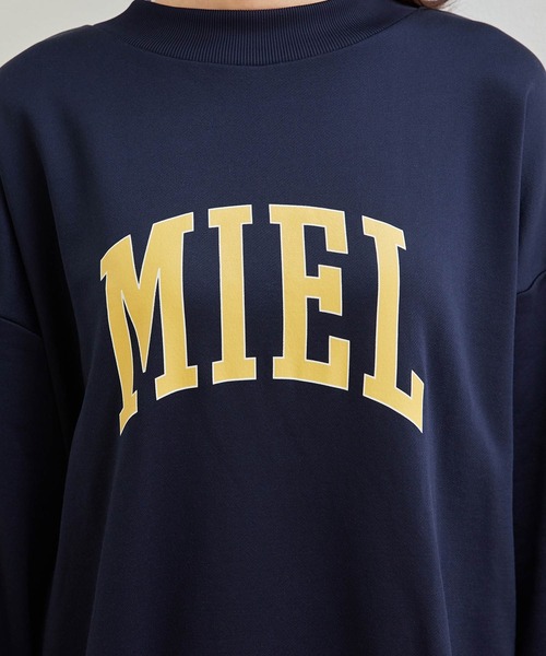 ROPE' PICNIC(ロペピクニック)の「【セットアップ対応】ロゴ裏毛プルオーバー(スウェット・レディース・ネイビー/オフホワイト/ベージュ系その他/ダークラベンダー・38)」の11枚目の写真