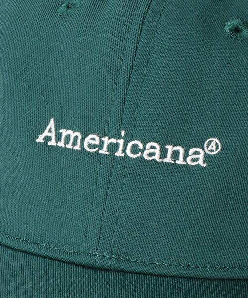 AMERICANA（アメリカーナ）の「＜Americana(アメリカーナ)＞ロゴキャップ（キャップ・レディース・ベージュ/ダークブラウン/ダークグリーン・FREE）」の8枚目の写真
