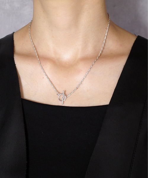 ISOLATION（アイソレーション）の「【ISOLATION / アイソレーション】silver925 Barley Corn Chain Necklace / バリコンチェーンネックレス（ネックレス・レディース・シルバー/シルバー×ゴールド・40cm）」の17枚目の写真