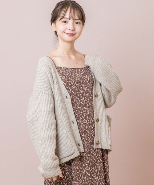 flower（フラワー）の「フローラルギャザーワンピース（ワンピース・レディース・ブラウン/ブルー・FREE）」の13枚目の写真