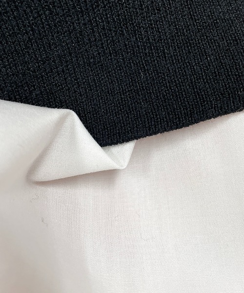 PICCIN（ピッチン）の「ニットベスト付き後ろプリーツブラウス（シャツ/ブラウス・レディース・ブラック/ベージュ/黄緑系・M）」の21枚目の写真