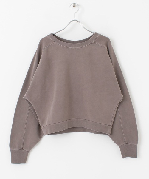 URBAN RESEARCH（アーバンリサーチ）の「製品染めボリュームスリーブプルオーバー（Tシャツ/カットソー・レディース・オフホワイト/ブラウン/グリーン・FREE）」の10枚目の写真