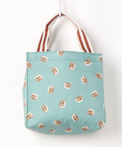 PAUL & JOE ACCESSOIRES(ポールアンドジョーアクセソワ)の「【PAUL & JOE ACCESSOIRES /ポール アンド ジョー アクセソワ 】 スモールヌネット総柄 ランチトート(トートバッグ・レディース・グリーン/ワイン/パープル/ネイビー・FREE)」の5枚目の写真