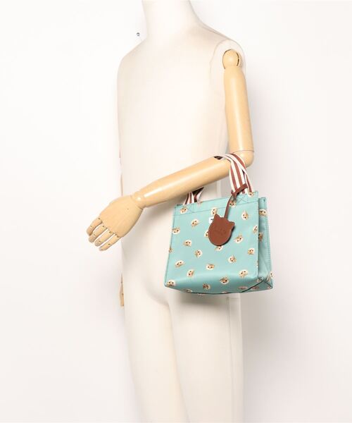 PAUL & JOE ACCESSOIRES(ポールアンドジョーアクセソワ)の「【PAUL & JOE ACCESSOIRES /ポール アンド ジョー アクセソワ 】 スモールヌネット総柄 ランチトート(トートバッグ・レディース・グリーン/ワイン/パープル/ネイビー・FREE)」の9枚目の写真