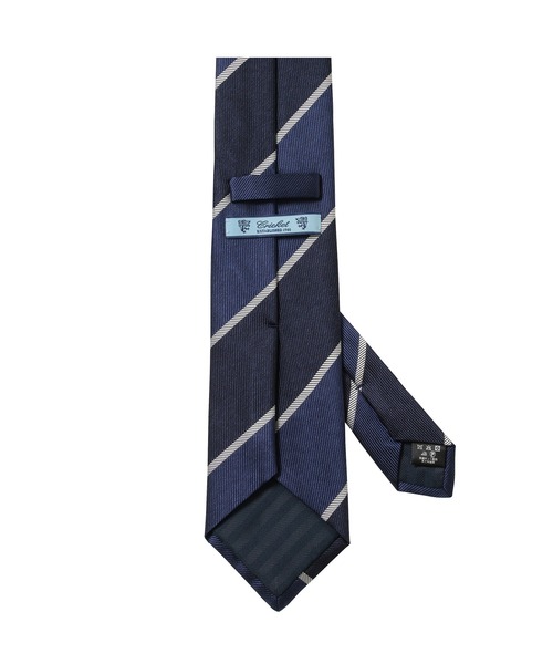 Cricket（クリケット）の「[クリケット] Cricket 6色メランジ ビッグストライプ柄 ネクタイ（ネクタイ・メンズ・ダークグリーン/ネイビー/ワイン/イエロー・FREE）」の8枚目の写真