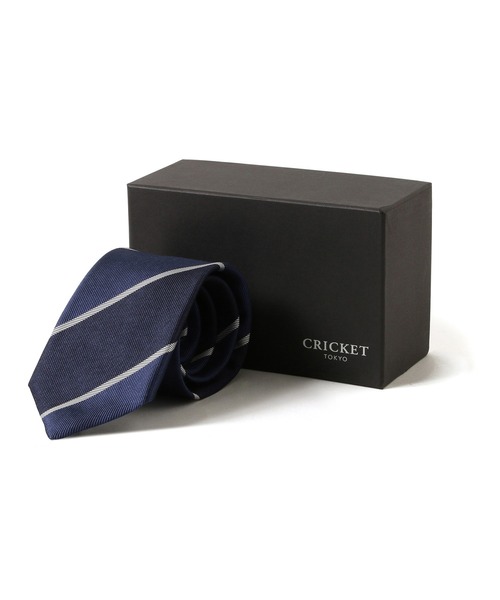 Cricket（クリケット）の「[クリケット] Cricket 6色メランジ ビッグストライプ柄 ネクタイ（ネクタイ・メンズ・ダークグリーン/ネイビー/ワイン/イエロー・FREE）」の11枚目の写真
