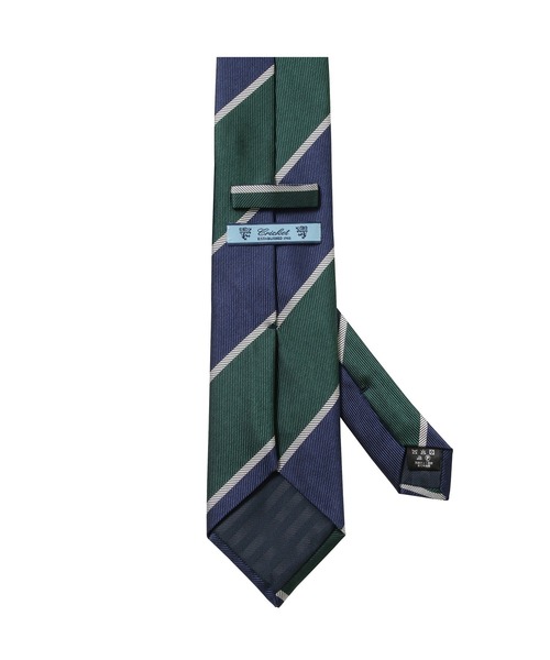Cricket（クリケット）の「[クリケット] Cricket 6色メランジ ビッグストライプ柄 ネクタイ（ネクタイ・メンズ・ダークグリーン/ネイビー/ワイン/イエロー・FREE）」の7枚目の写真