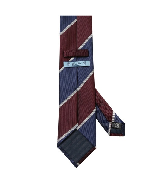 Cricket（クリケット）の「[クリケット] Cricket 6色メランジ ビッグストライプ柄 ネクタイ（ネクタイ・メンズ・ダークグリーン/ネイビー/ワイン/イエロー・FREE）」の9枚目の写真