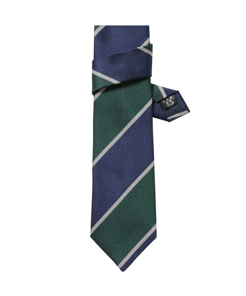 Cricket（クリケット）の「[クリケット] Cricket 6色メランジ ビッグストライプ柄 ネクタイ（ネクタイ・メンズ・ダークグリーン/ネイビー/ワイン/イエロー・FREE）」の19枚目の写真