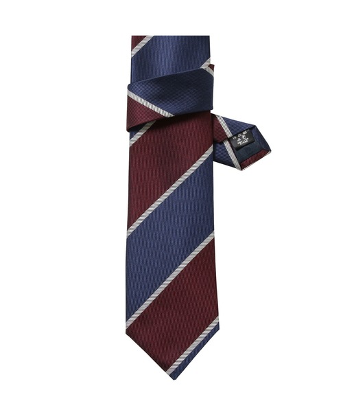 Cricket（クリケット）の「[クリケット] Cricket 6色メランジ ビッグストライプ柄 ネクタイ（ネクタイ・メンズ・ダークグリーン/ネイビー/ワイン/イエロー・FREE）」の21枚目の写真