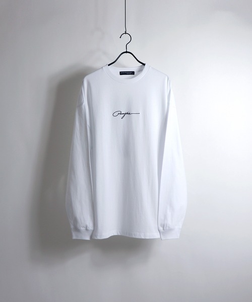 Confirm(コンファーム)の「Confirm / コンファーム ピアス / ライダースボーイ ビッグプリントロンT(Tシャツ/カットソー・メンズ・ブルー/ホワイト/ホワイト系その他/ブラック系その他/サックスブルー/ブラック・L/M)」の14枚目の写真