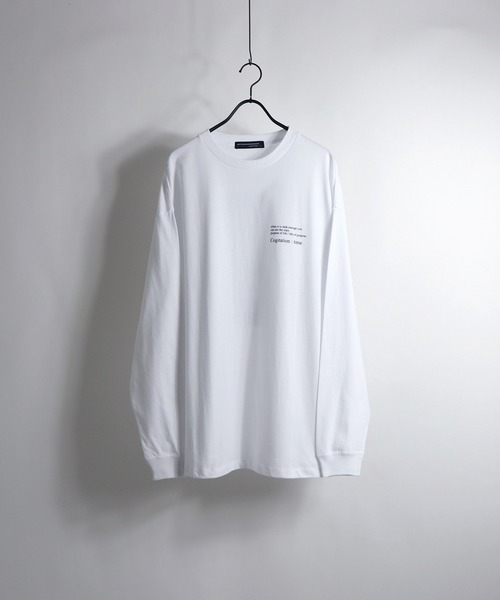 Confirm(コンファーム)の「Confirm / コンファーム ピアス / ライダースボーイ ビッグプリントロンT(Tシャツ/カットソー・メンズ・ブルー/ホワイト/ホワイト系その他/ブラック系その他/サックスブルー/ブラック・L/M)」の21枚目の写真