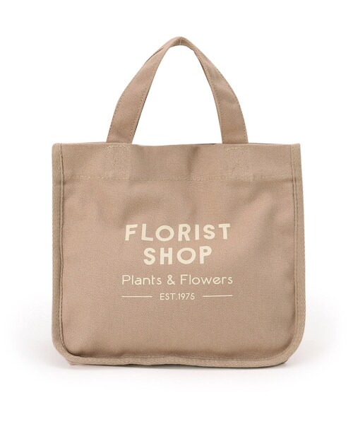 SHOO・LA・RUE(シューラルー)の「◆キャンバスFLORISTトート(トートバッグ・レディース・ブラック/ライトベージュ/オレンジ/ライトグリーン系・00)」の2枚目の写真