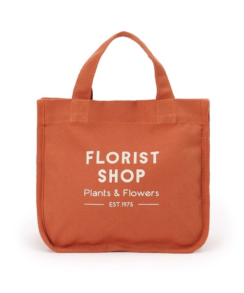 SHOO・LA・RUE(シューラルー)の「◆キャンバスFLORISTトート(トートバッグ・レディース・ブラック/ライトベージュ/オレンジ/ライトグリーン系・00)」の4枚目の写真