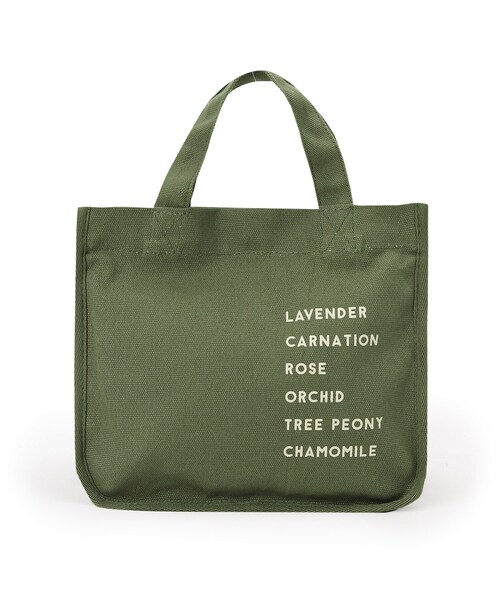 SHOO・LA・RUE(シューラルー)の「◆キャンバスFLORISTトート(トートバッグ・レディース・ブラック/ライトベージュ/オレンジ/ライトグリーン系・00)」の11枚目の写真