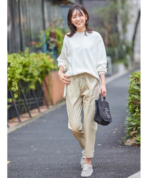 SHOO・LA・RUE(シューラルー)の「◆キャンバスFLORISTトート(トートバッグ・レディース・ブラック/ライトベージュ/オレンジ/ライトグリーン系・00)」の13枚目の写真