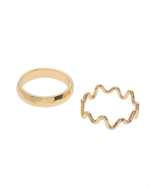 MURUA（ムルーア）の「アソートリングSET（ピアス（両耳用）・レディース・シルバー/ゴールド・FREE）」の2枚目の写真