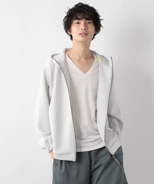 GLOBAL WORK(グローバルワーク)の「【Blintw】ブレスサーモVネック/944213(Tシャツ/カットソー・メンズ・ホワイト/ブラック・MEDIUM/LARGE)」の7枚目の写真