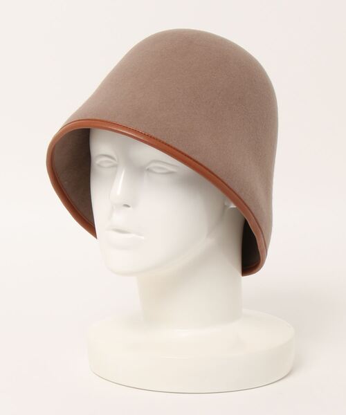 CIAOPANIC(チャオパニック)の「フェルトハット(ハット・レディース・ブラック/ベージュ・FREE)」の9枚目の写真