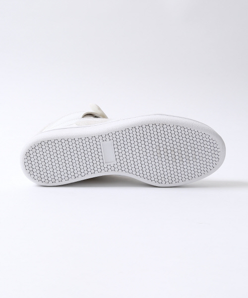 ABAHOUSE（アバハウス）の「レザーハイカットスニーカー（スニーカー・メンズ・ホワイト/イエロー・42/44/40）」の9枚目の写真