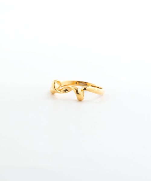 JUICY ROCK（ジューシーロック）の「GP(SV925)/SV925 ツイストピンキーリング（リング・レディース・シルバー/ゴールド・#4）」の14枚目の写真