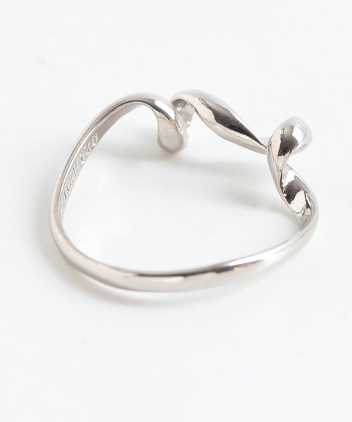 JUICY ROCK（ジューシーロック）の「GP(SV925)/SV925 ツイストピンキーリング（リング・レディース・シルバー/ゴールド・#4）」の12枚目の写真