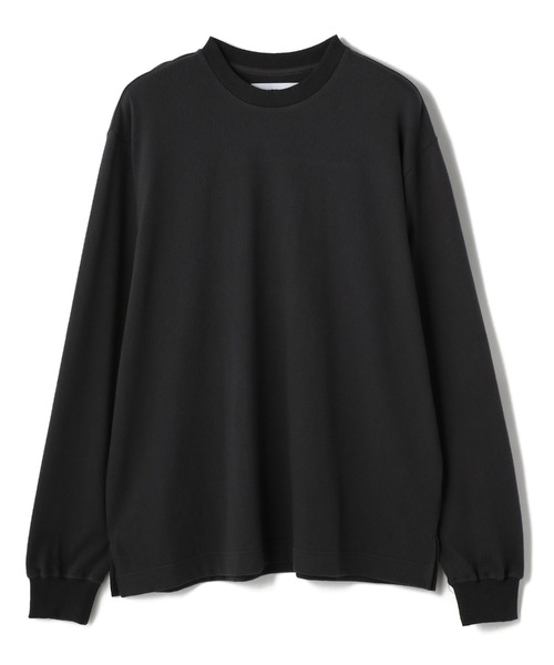 WHITELAND（ホワイトランド）の「WHITELAND/ホワイトランド/タグロングスリーブTシャツ（Tシャツ/カットソー・メンズ・チャコール・FREE）」の2枚目の写真