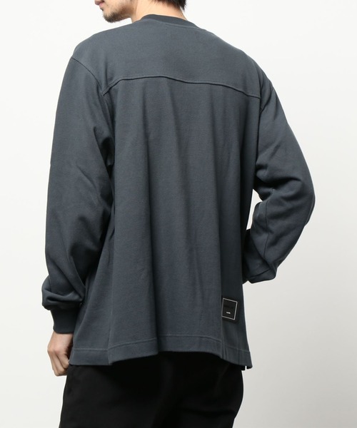 WHITELAND（ホワイトランド）の「WHITELAND/ホワイトランド/タグロングスリーブTシャツ（Tシャツ/カットソー・メンズ・チャコール・FREE）」の10枚目の写真