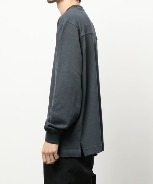 WHITELAND（ホワイトランド）の「WHITELAND/ホワイトランド/タグロングスリーブTシャツ（Tシャツ/カットソー・メンズ・チャコール・FREE）」の7枚目の写真