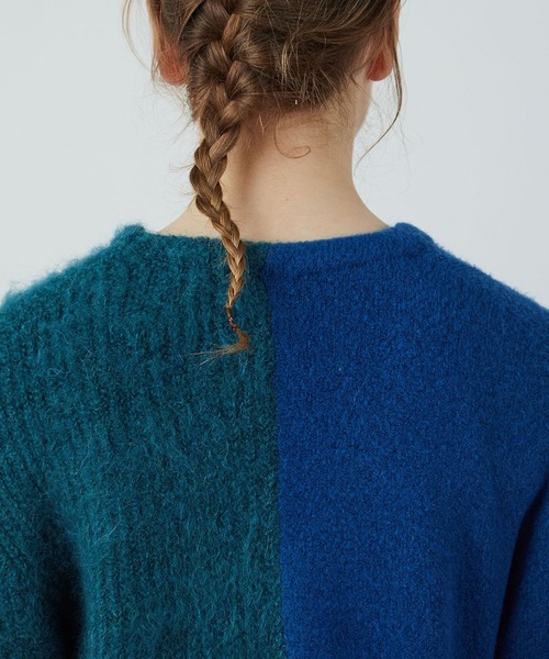 FRAPBOIS(フラボア)の「バイカーデ(カーディガン/ボレロ・レディース・ターコイズブルー/グレー・2/1)」の18枚目の写真