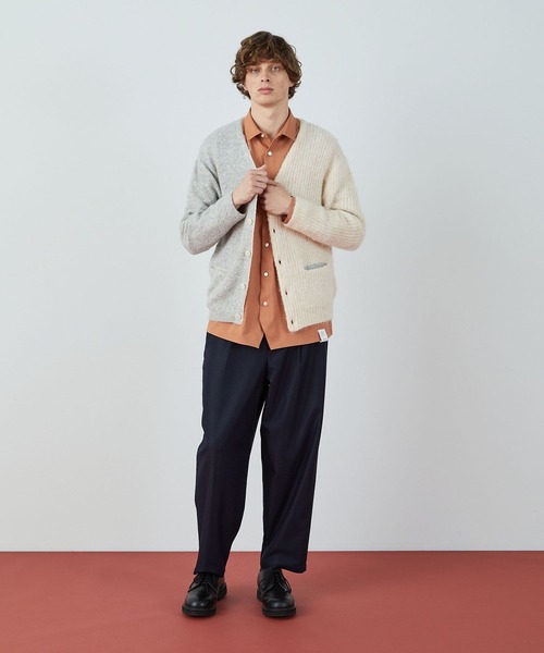 FRAPBOIS(フラボア)の「バイカーデ(カーディガン/ボレロ・レディース・ターコイズブルー/グレー・2/1)」の9枚目の写真