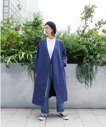 MANASTASH | MANASTASH/マナスタッシュ  W's WORK FIELD COAT ウィメンズ　ワークフィールドコート(ノーカラーコート)