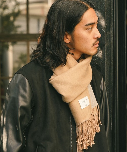 スヤスヤ(๑˘ ˘๑)*.。様BAYFLOW　マフラー　グレー BAYFLOW｜ベイフローのマフラー通販 - ZOZOTOWN