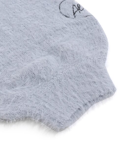 algy（アルジー）の「バックりぼんシャギーニット（ニット/セーター・キッズ・ブラック/サックスブルー/オフホワイト・SMALL/XX-SMALL/X-SMALL/MEDIUM）」の7枚目の写真