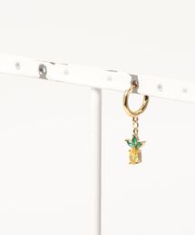 【Shirmie】フルーツモチーフ ゴールドフープピアス