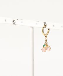【Shirmie】フルーツモチーフ ゴールドフープピアス