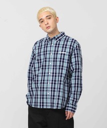 XLARGE | EMBROIDERY L/S BD CHECK SHIRT(シャツ/ブラウス)