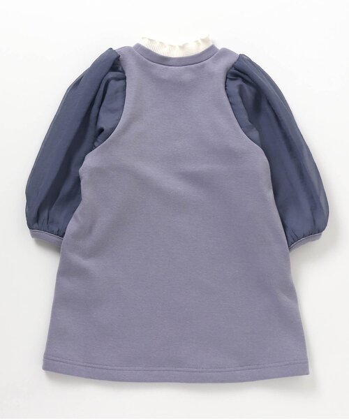 apres les cours（アプレレクール）の「ラメシフォンワンピース_裏シャギー（ワンピース・キッズ・ブルー/アイボリー・90/100/110/120/80/130/140）」の13枚目の写真
