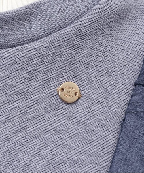 apres les cours（アプレレクール）の「ラメシフォンワンピース_裏シャギー（ワンピース・キッズ・ブルー/アイボリー・90/100/110/120/80/130/140）」の5枚目の写真