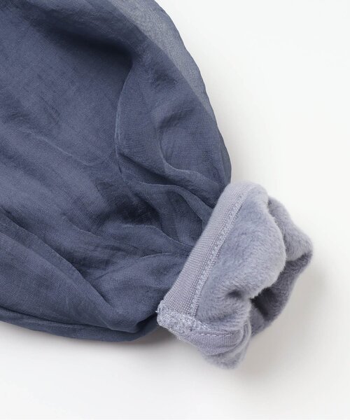 apres les cours（アプレレクール）の「ラメシフォンワンピース_裏シャギー（ワンピース・キッズ・ブルー/アイボリー・90/100/110/120/80/130/140）」の6枚目の写真