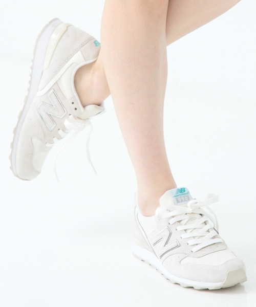 Another Edition（アナザーエディション）の「ニューバランスWR996/BC NB WR996 MTL N（スニーカー・レディース・ホワイト/ブラック・24.5/22.5/23.5）」の6枚目の写真