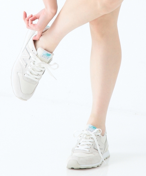 Another Edition（アナザーエディション）の「ニューバランスWR996/BC NB WR996 MTL N（スニーカー・レディース・ホワイト/ブラック・24.5/22.5/23.5）」の7枚目の写真