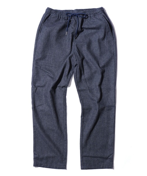 ROOPTOKYO（ループトウキョウ）の「FIVE BROTHER/ファイブブラザー HOUNDSTOOTH EASY PANTS 千鳥柄 イージーパンツ スリムフィット ウエストゴム（スラックス・メンズ・ブルー/ブラウン・L/M）」の2枚目の写真