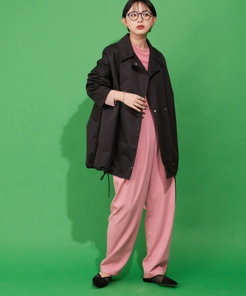 【新品】&エルシー　ツイルタックパンツ ＆ellecy ツイルタックパンツ