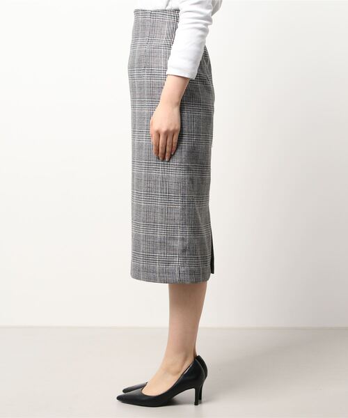 Te chichi（テチチ）の「チェックアソートタイトスカート（スカート・レディース・ブラック/オフホワイト・SMALL/MEDIUM）」の4枚目の写真